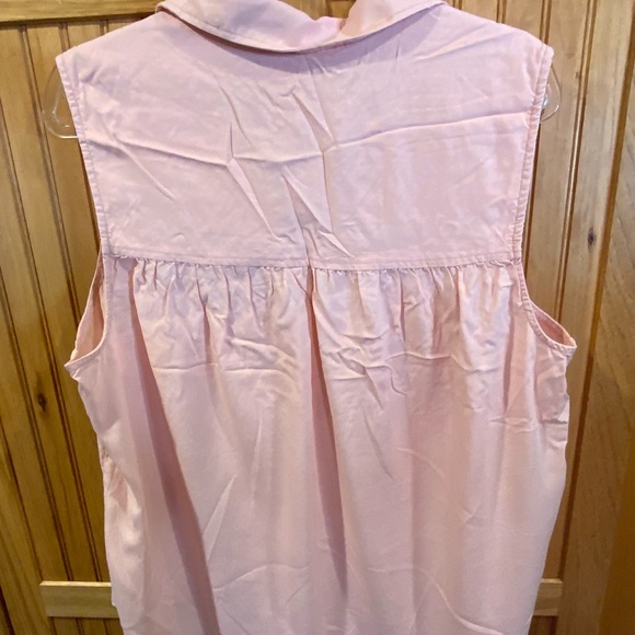 Time and Tru Light Pink Sleeveless Blouse - Picture 3 of 3